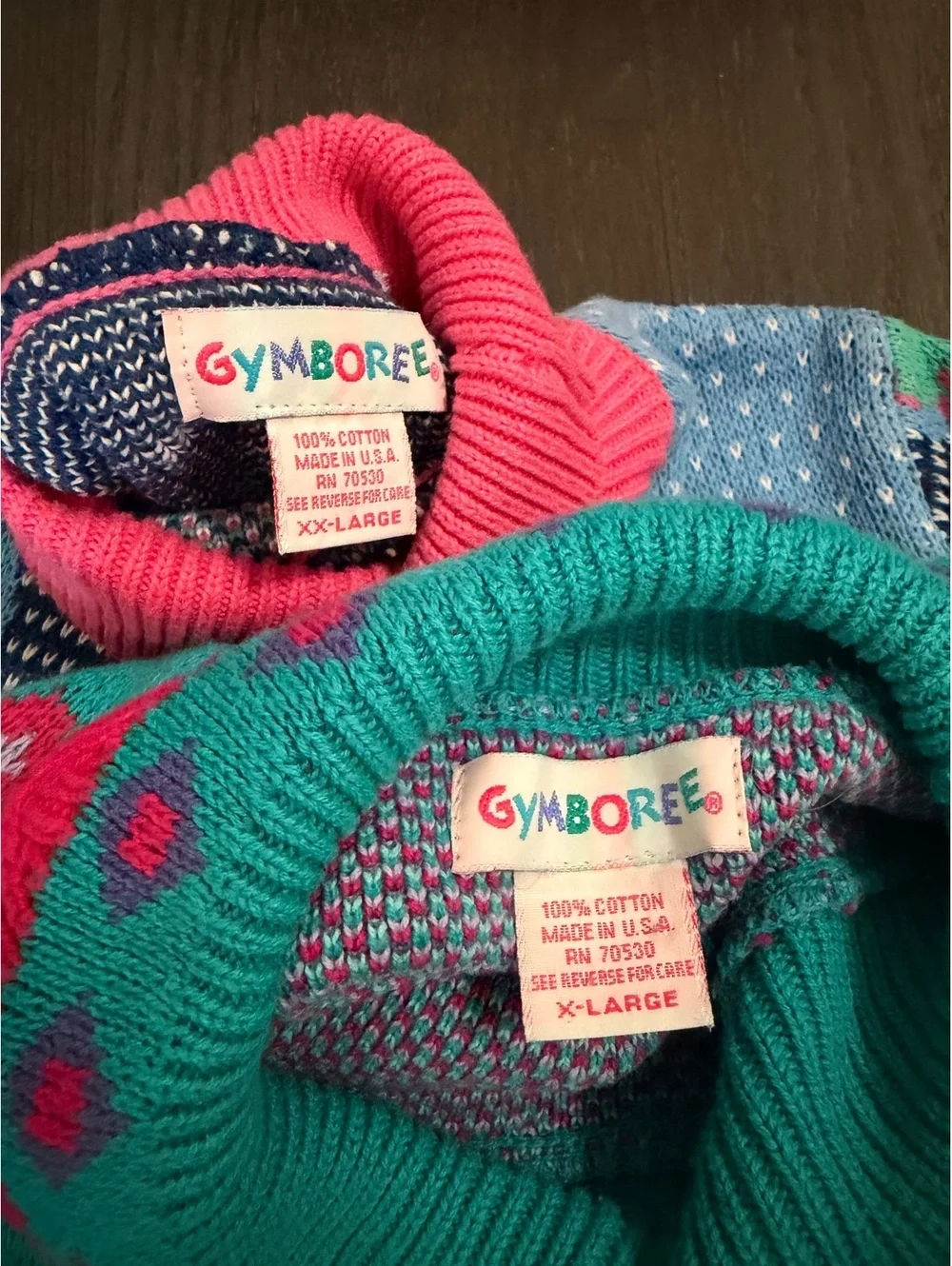 Vintage 90s Gymboree Kids Knit Sweaters Grail Lot XL XXL